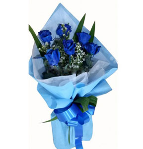 Blue Elegant Roses
