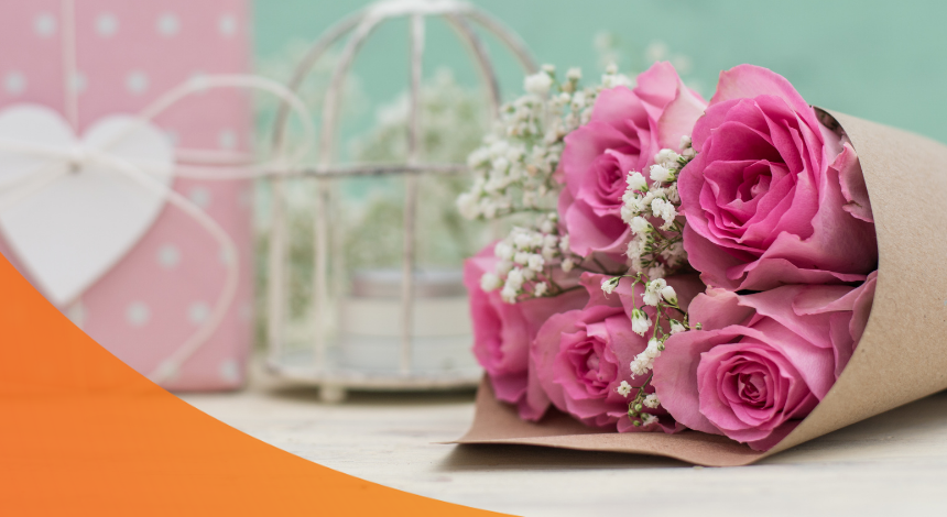 Raphael’s Gifts & Flowers, Pink Flower Bouquets and Gifts for Your Loved Ones Laid Out on a Table